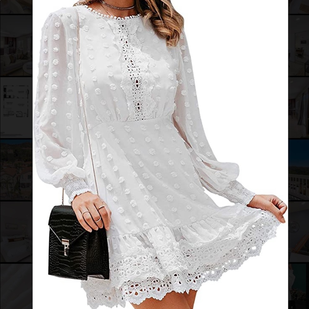 Mini chiffon summer dress